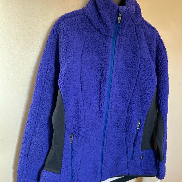 NWT Cabela's Women's Blue Sweater Full Zip Fleece Size Medium - Picture 10 of 14